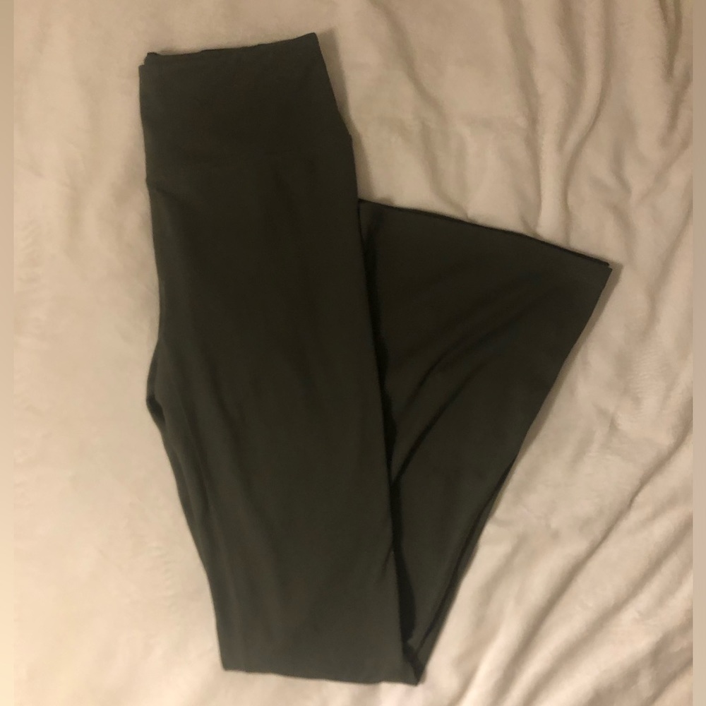DSG Olive green flared leggings/yoga pants
